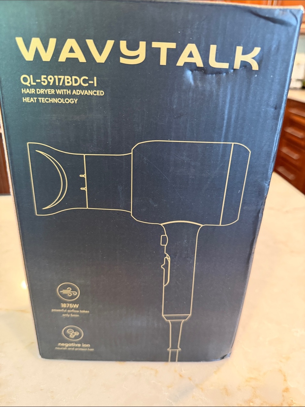 WAVYTALK QL-5917BDC-I Hair Dryer in RoseGold